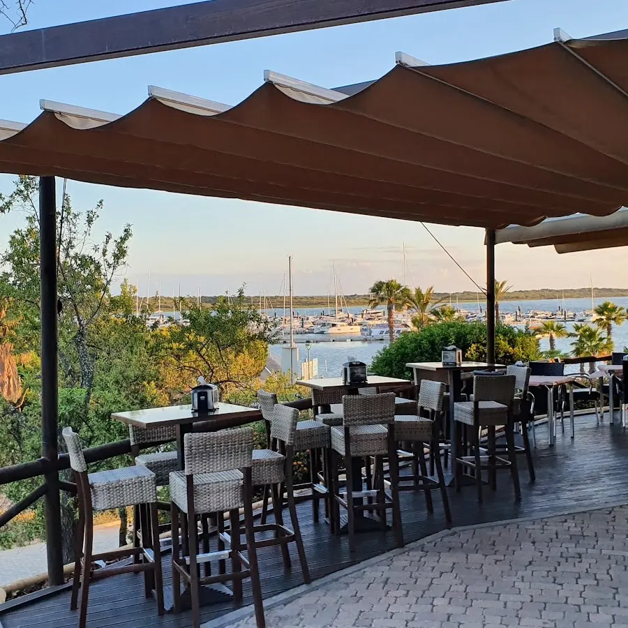 El Rompido marina and waterfront terraces