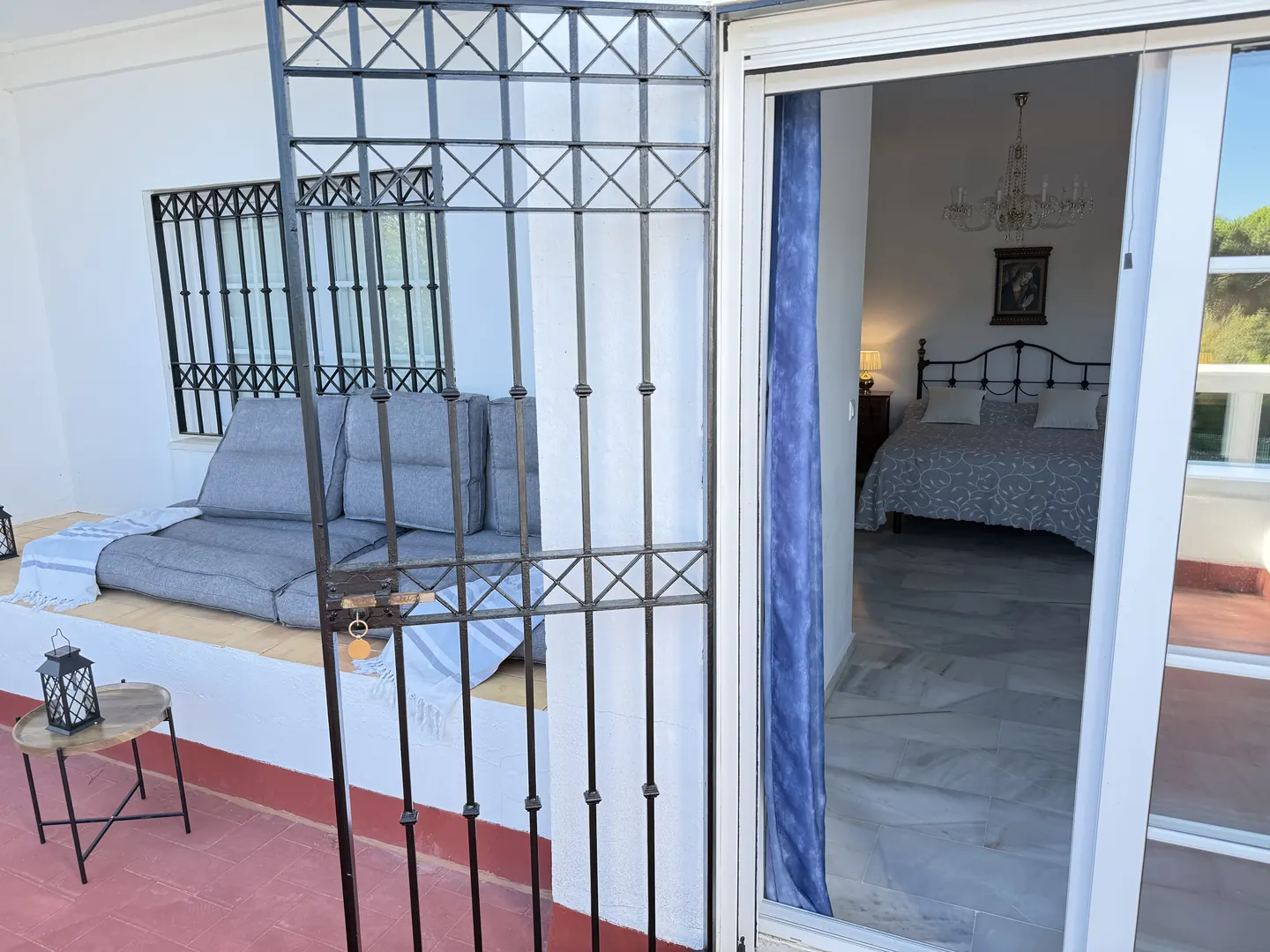 Main suite opening onto its terrace